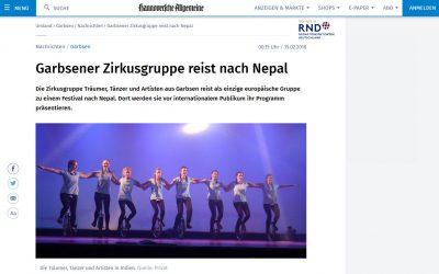 Garbsener Zirkusgruppe reist nach Nepal (HAZ)